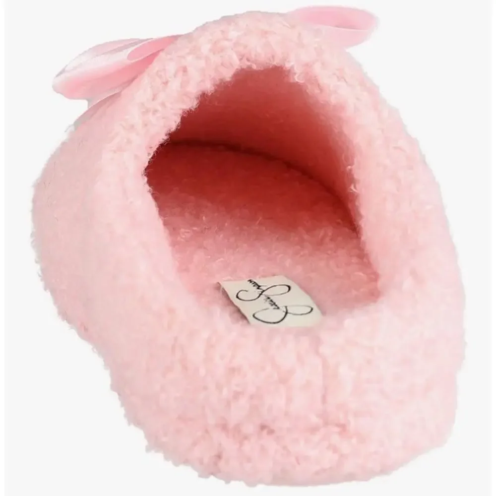 Jessica Simpson Marshmallow House Slipper in Pink, Memory Foam, Size XL